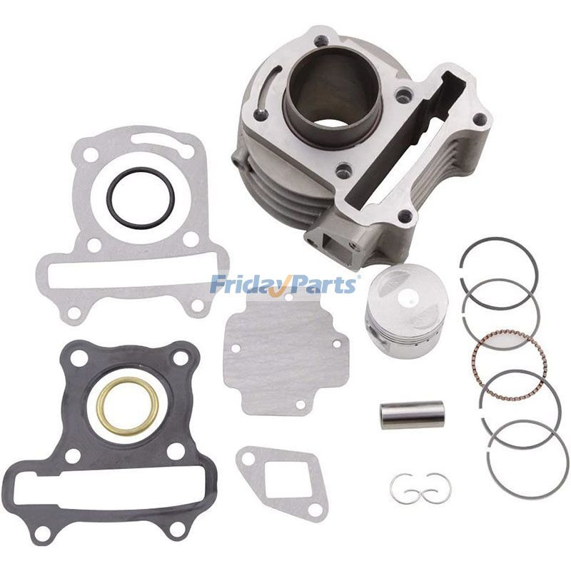 Kit de pistón de cilindro de 39 mm para ciclomotor, scooter, ATV, 4 tiempos, GY6, 49 cc, 50 cc