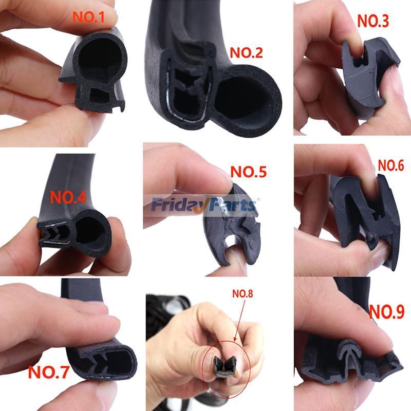 Cab Outer Door Frame Weatherstrip Seal for Excavator