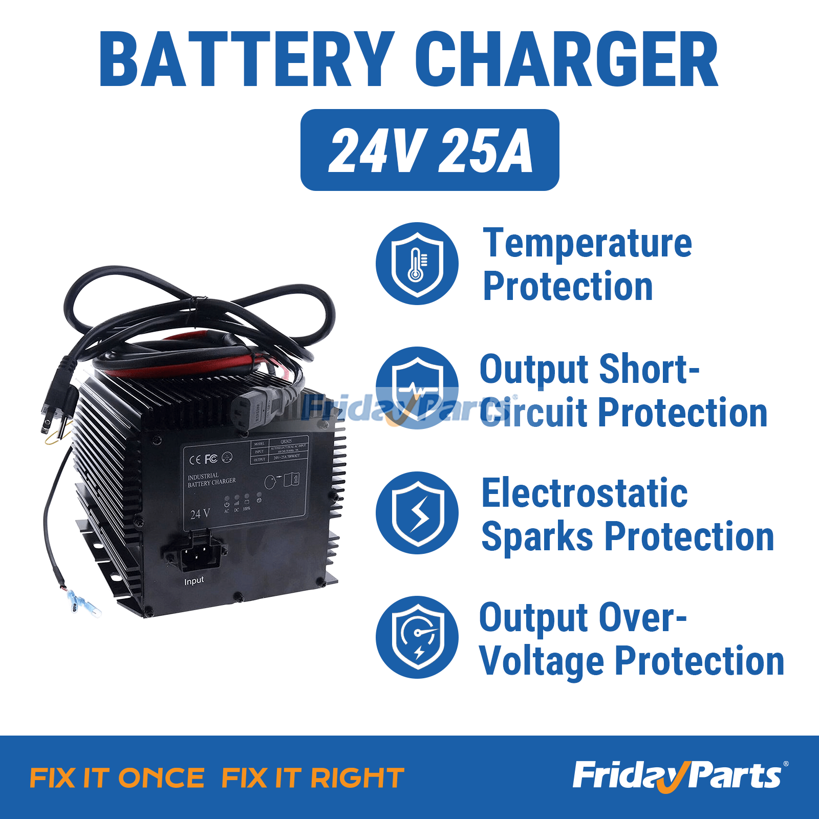 Cargador de batería Signet HB600 HB600-24B HB60024B de 24 V y 25 A para elevadores de tijera Genie Skyjack JLG Para Genie,Para JLG,Para Skyjack
