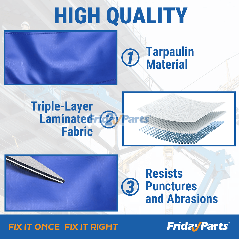 Blaue Abdeckung für den Steuerkastenfür Hubarbeitsbühnen