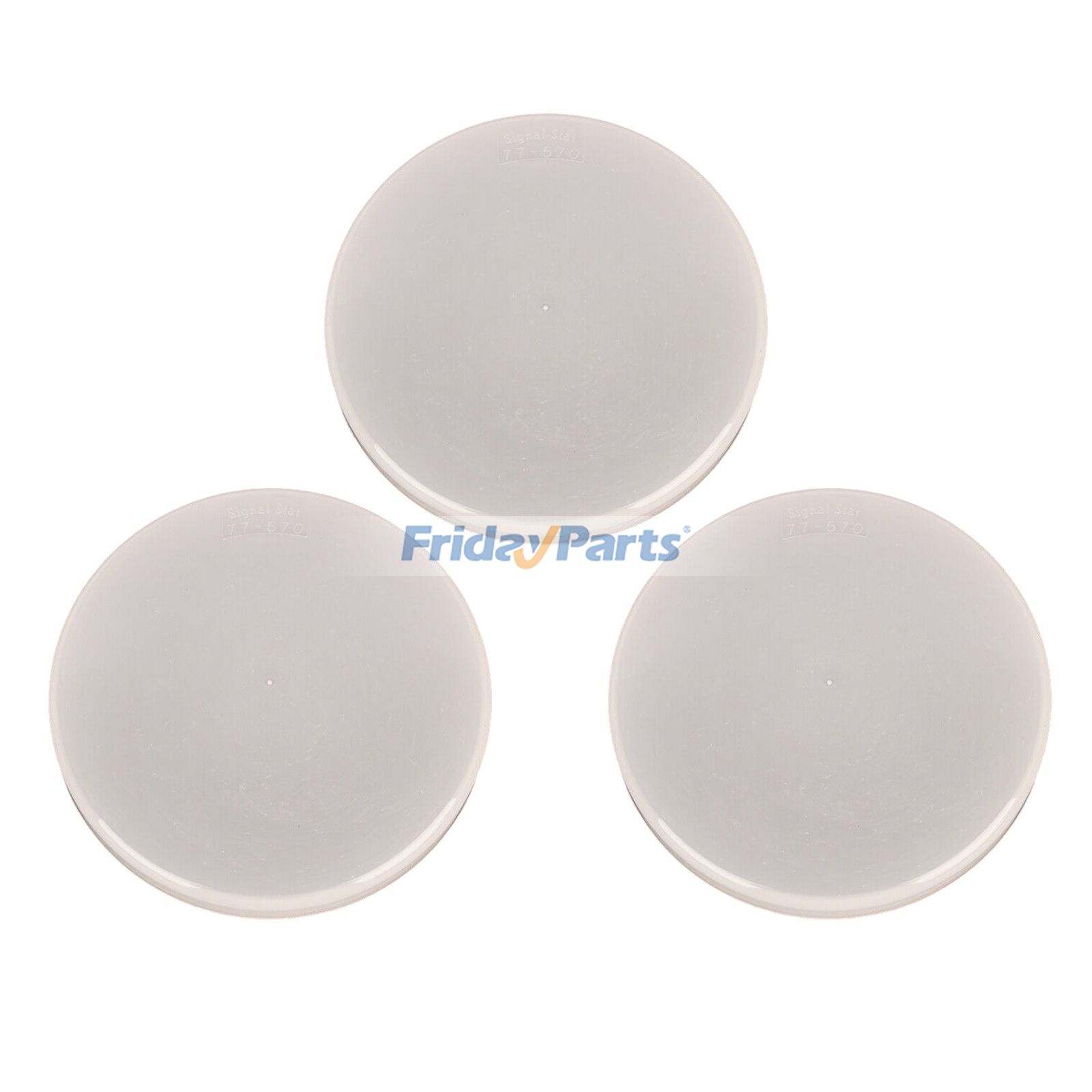 3 Stück 5" Polizei-Ticket-Kuppellichtlinse 77-570 für 1998-2011 Ford Crown Victoria