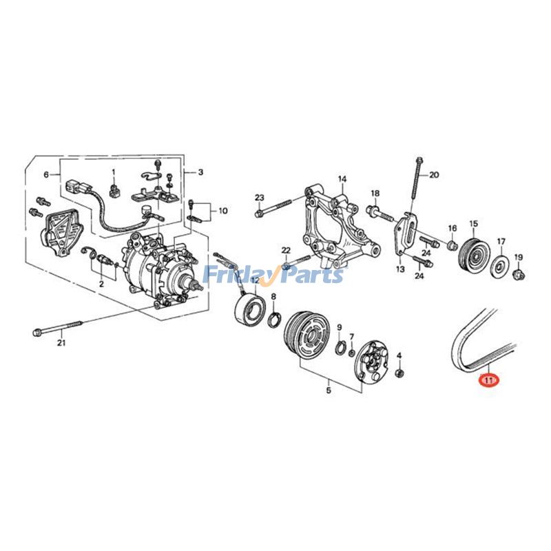 FridayParts Gürtel