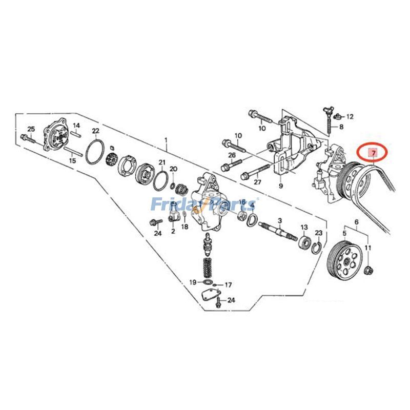 FridayParts Gürtel