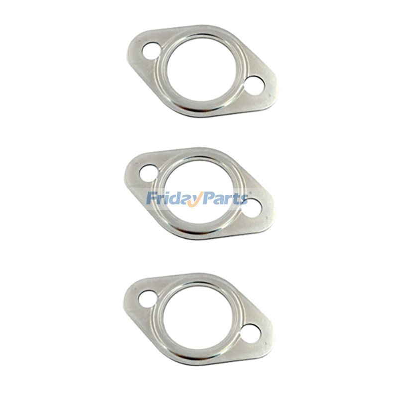 3 Pieces Exhaust Pipe Gasket KG240-02015 for Kipor Engine KG340 KG340G Generator KGE6500X KGE6500X3 KGE6500E KGE6500E3