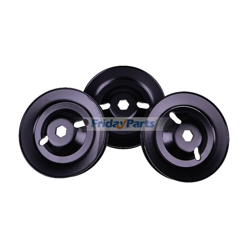 ジョンディアエンジン406577 CV23Sトラクター145 S240芝刈り機Z245用スピンドルプーリーM155979 3個