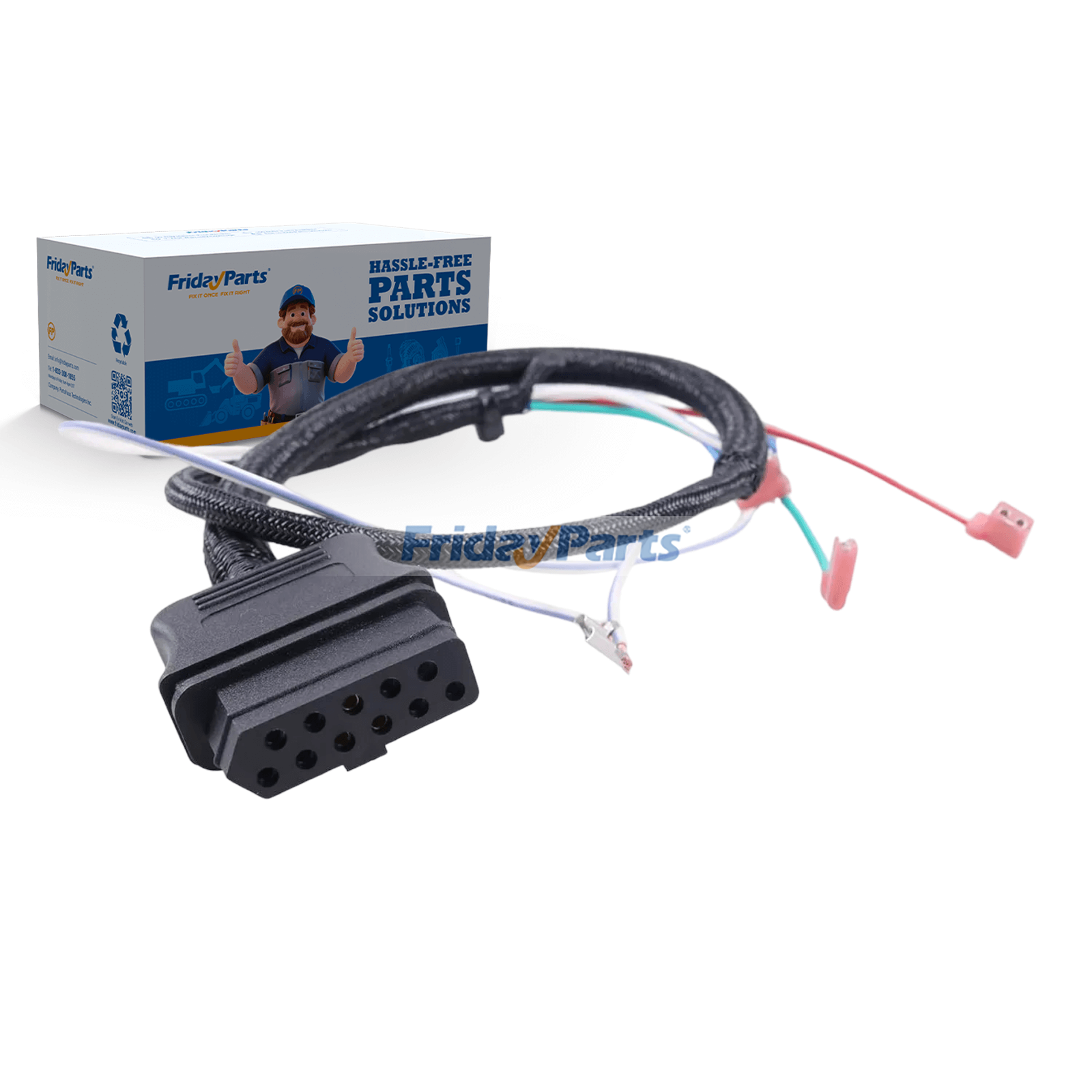 Arnés de control lateral de 3 clavijas para quitanieves Western Fisher 26359