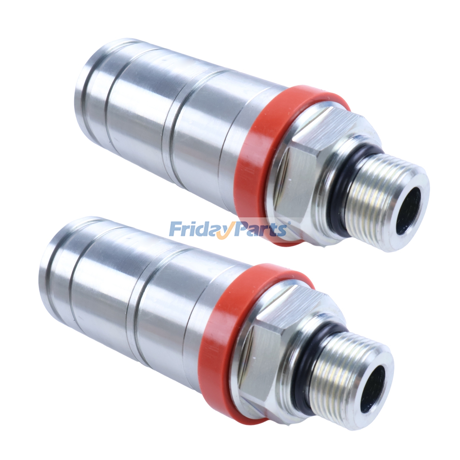 2 pièces 3CFPV Valve Push Pull Breakaway Hydraulic Quick Coupler pour tracteur John Deere 5720 5820 6010 6020 6110 6200 7130 7530 6115M 6125R 6170R 6920