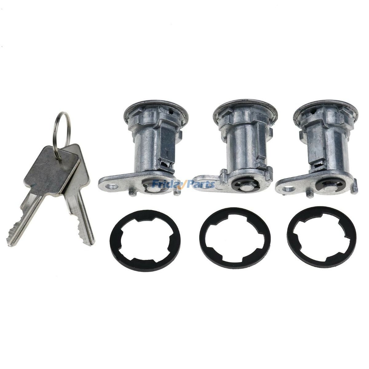 3pcs Door Lock Cylinder with Keys CJ Wrangler YJ Cherokee for Vehicle