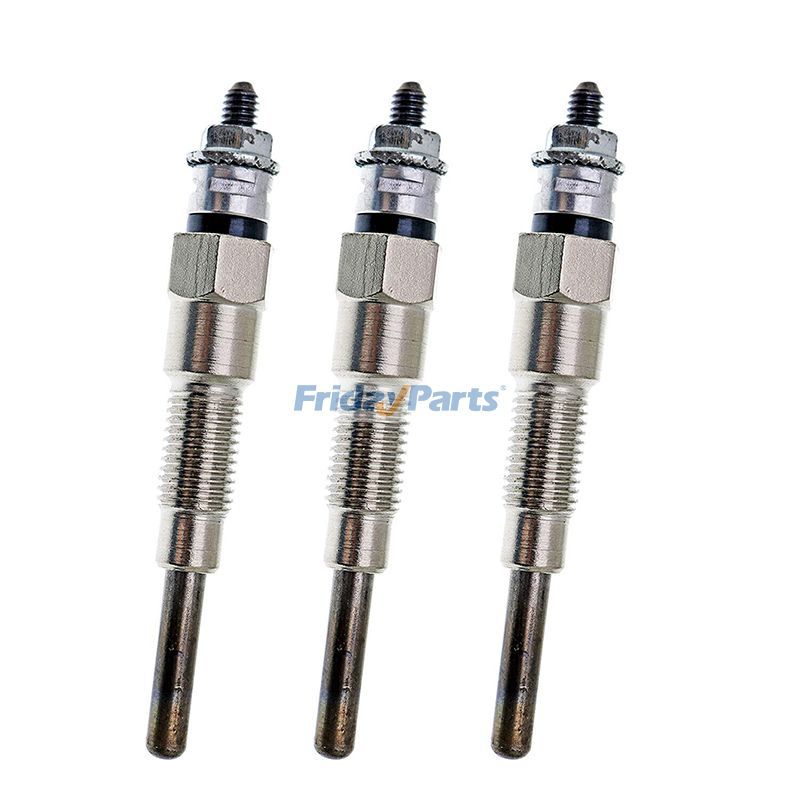 3Pcs Glow Plug 4177227 5002743 for Kubota Engine D1105 D1105-E4B Jacobsen Fairway Mower SLF1880 LF510 Cushman Truckster Haulster Sprayte