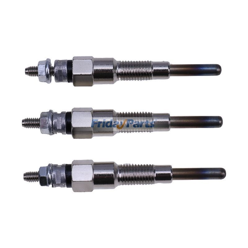 Lot de 3 bougies de préchauffage pour Kubota Jacobsen Greens VI IV Pluspour Moteur,Tondeuse