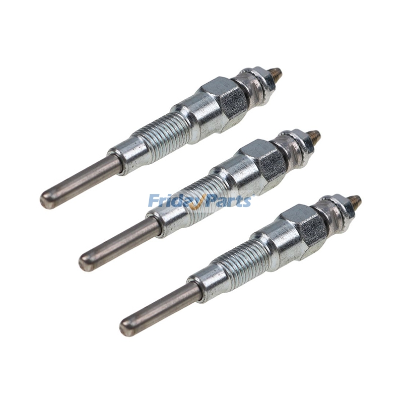 3 Pieces Glow Plug 16281-65510 for Kubota Engine D905 D1005 D1105 D1305