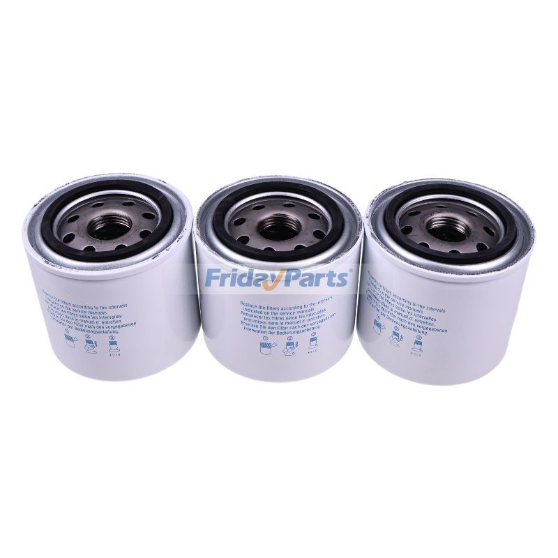 3 Pieces Transmission Oil Filter 581/18063 for JCB Loader 210S 210SL 210SU 212S 2CX 3CX 4CX 4CN TM200 TM270 526S 535-125