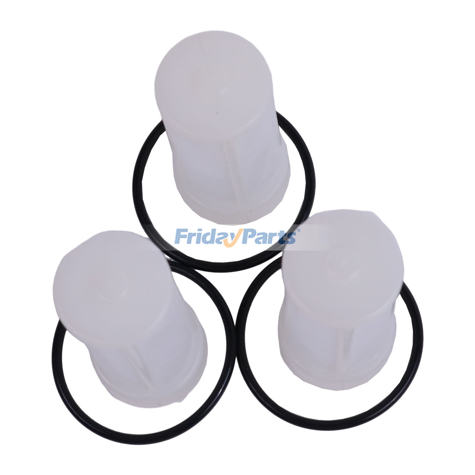 Vehicle 3Pcs Water Separator Fuel Filter with O-ring 