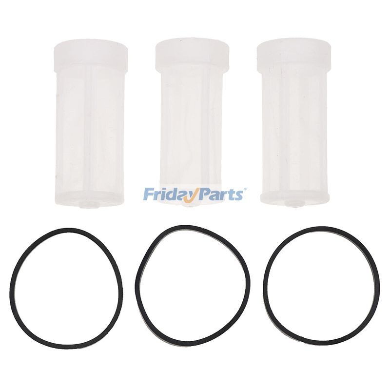 オーレリア 3Pcs Water Separator Fuel Filter with O-ring 275500089 for