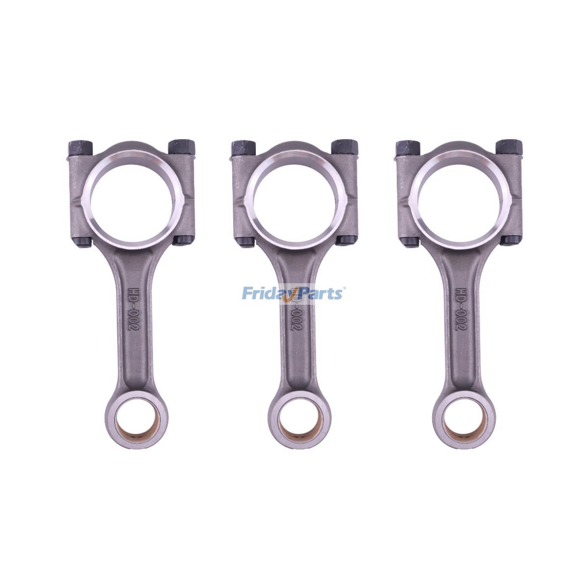 3Pcs Connecting Rod 8973103510 for Isuzu Engine 3LD1 3LD2