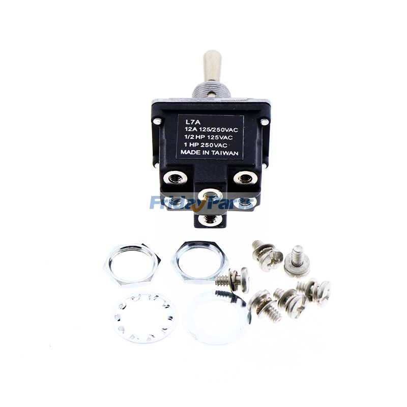 DPDT 3 Fixed Positions Toggle Switch for Aerial Work Platforms