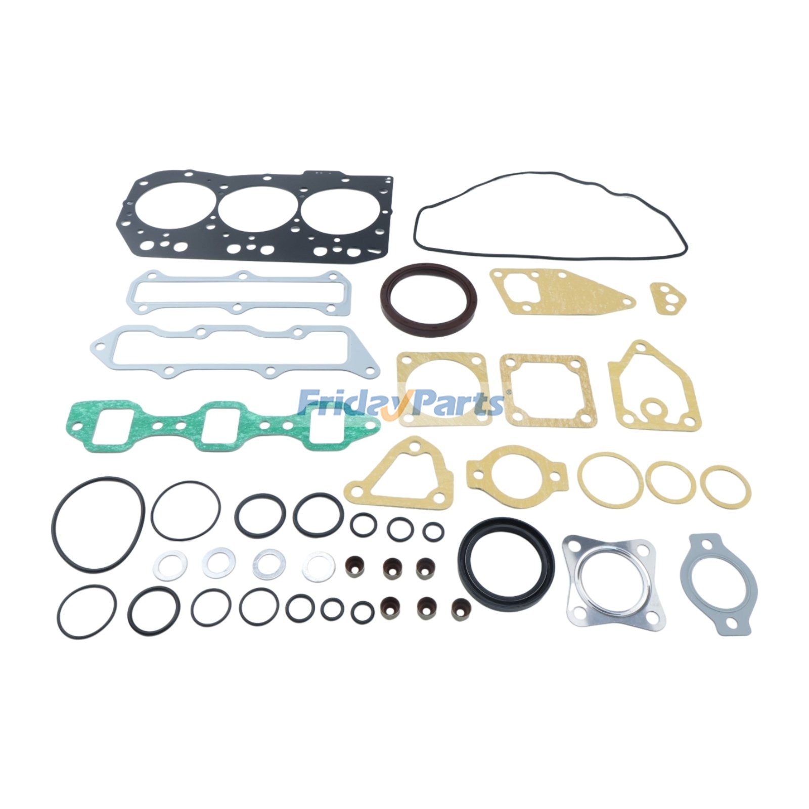 Kit de juntas de revisión para motor Yanmar 3TNE82 3TNE82A 3TNE82AC Takeuchi TB28FR TB125 Kobelco SK30SR-2 SK35SR-2 Para Takeuchi