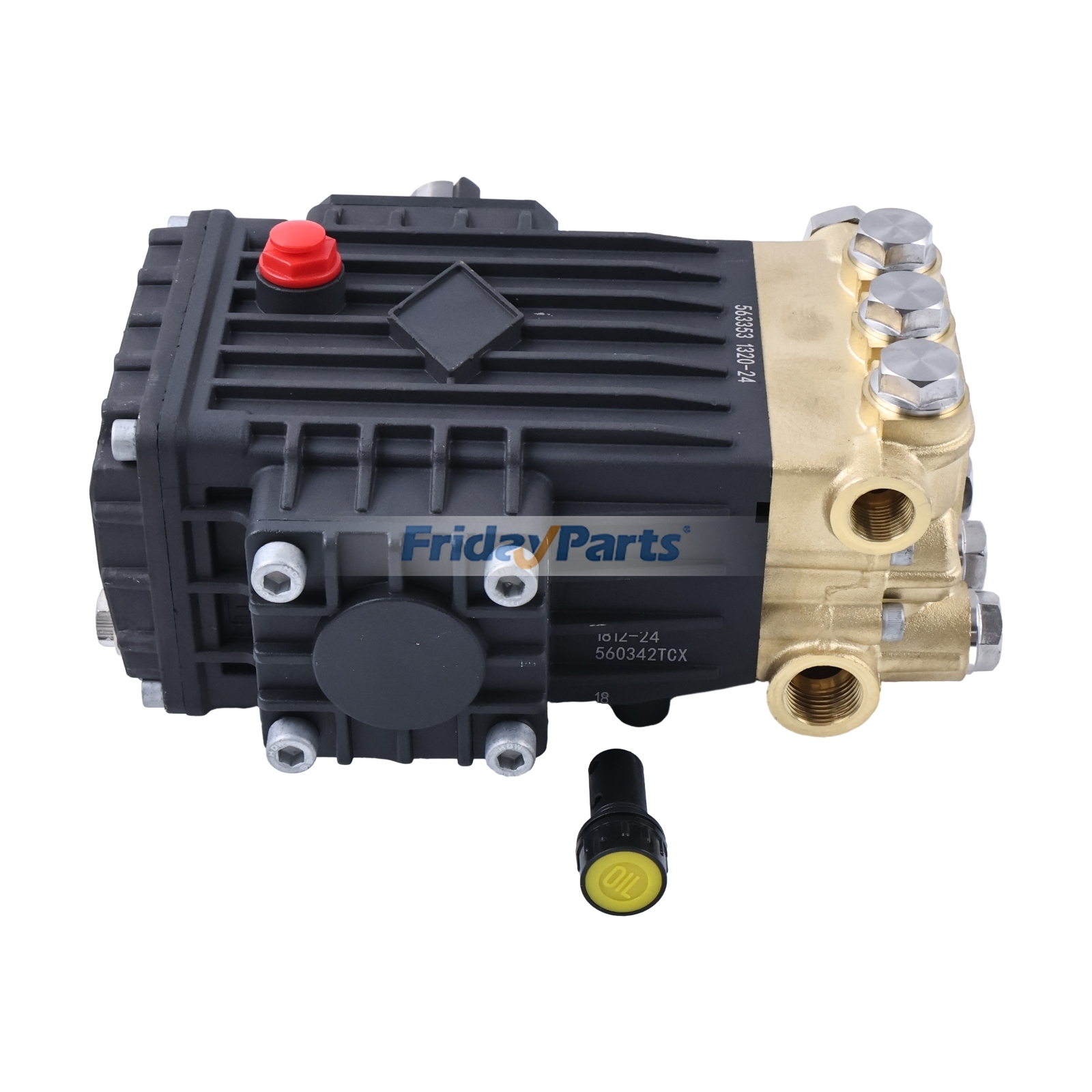 Bomba de hidrolavadora de 4.0 GPM y 1750 RPM, repuesto para bomba General EP1812S17