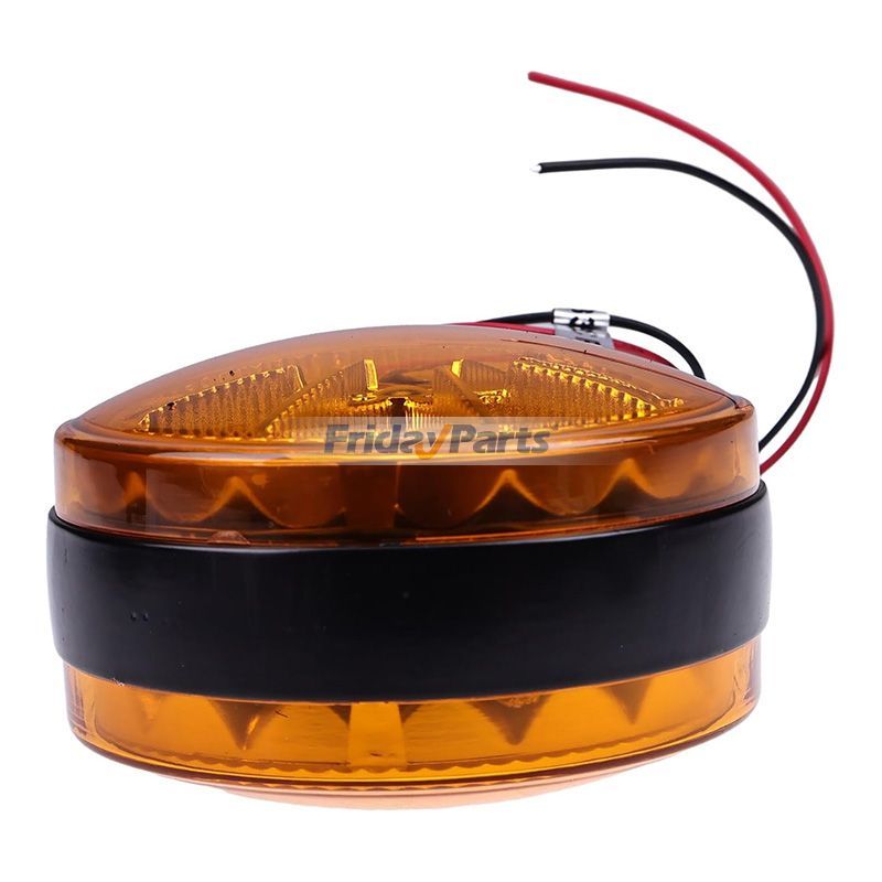 2 luces de señal de giro de 4,5" de color ámbar 32530-33610 para Kubota M5000 MX4700 MX5100 M-110 M-120 M105 M108 de FridayParts