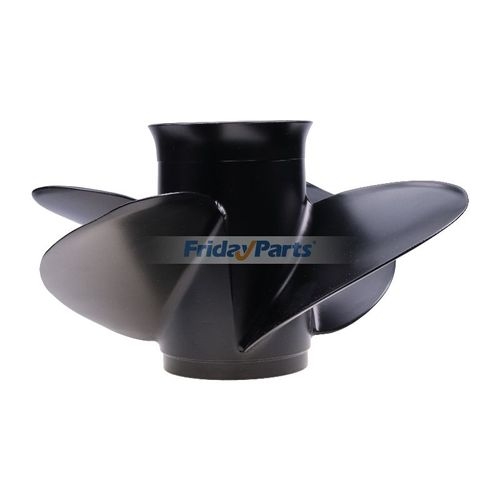 13 X 17 4-Blade Boat Prop – 15 Spline, RH Rotation, Fits Mercury 40-140HP – Replaces 48-8M8026590
