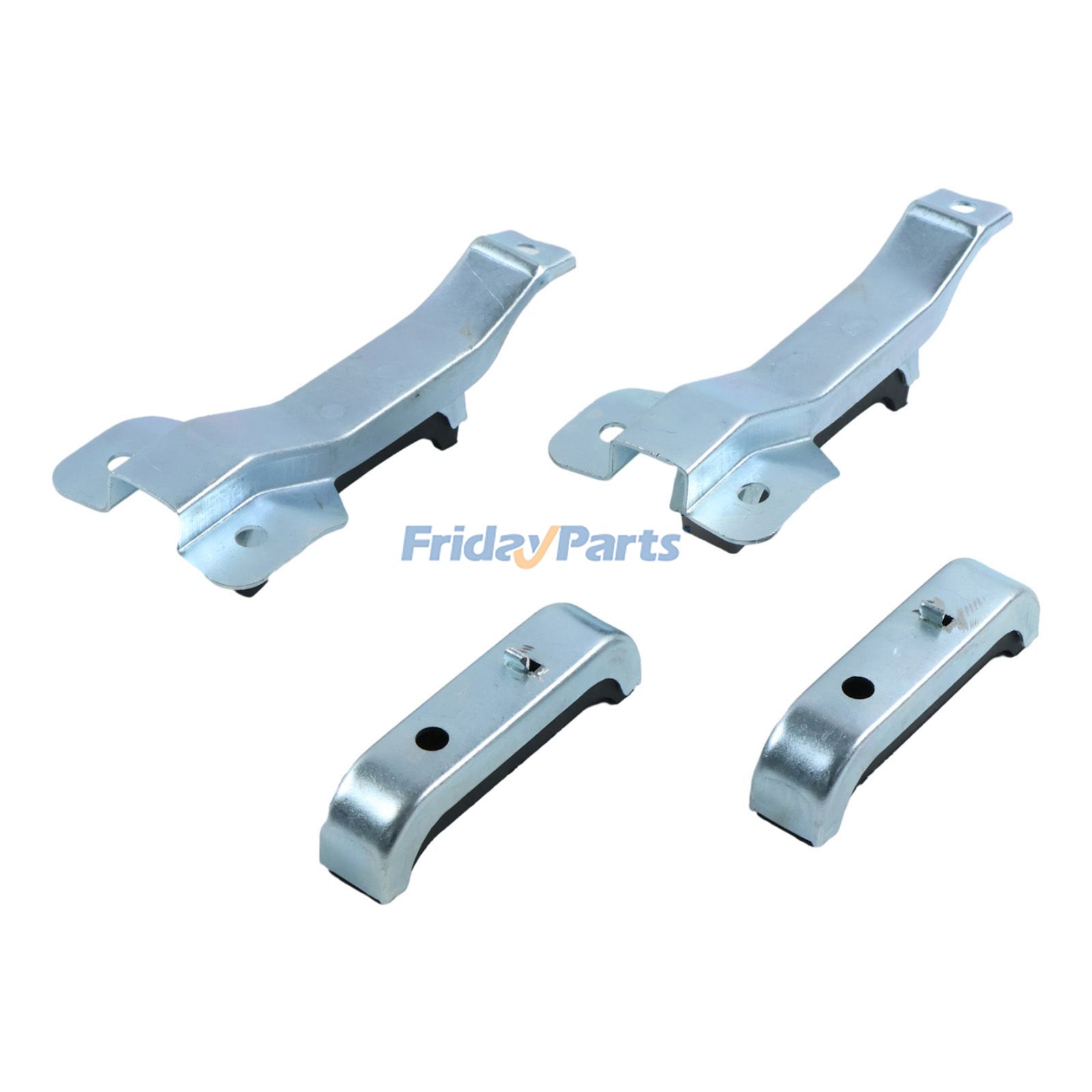 4 Core Heavy Duty Radiator Bracket Kit 1099ZB 1099ZC for Chevrolet C10 C20 C30 Blazer Suburban GMC Jimmy 1967-1972