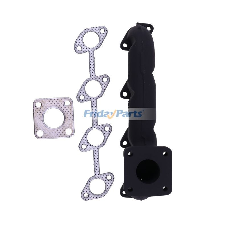 Colector de escape de 4 cilindros 16616-12312 con junta para motor Kubota V1505 V1305 