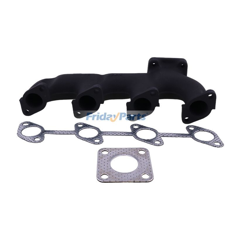 Colector de escape de 4 cilindros 16616-12312 con junta para motor Kubota V1505 V1305 de FridayParts