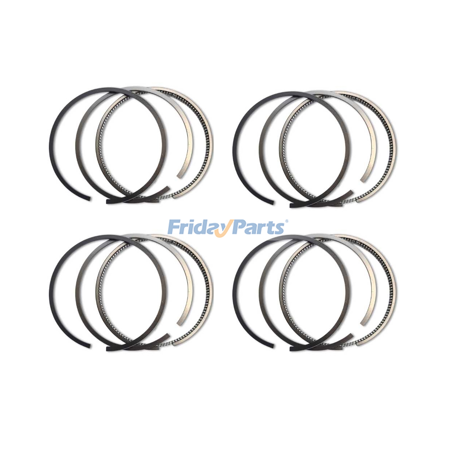 4 Cylinder Piston Ring 729486-22500 for Yanmar Engine 4TNE86