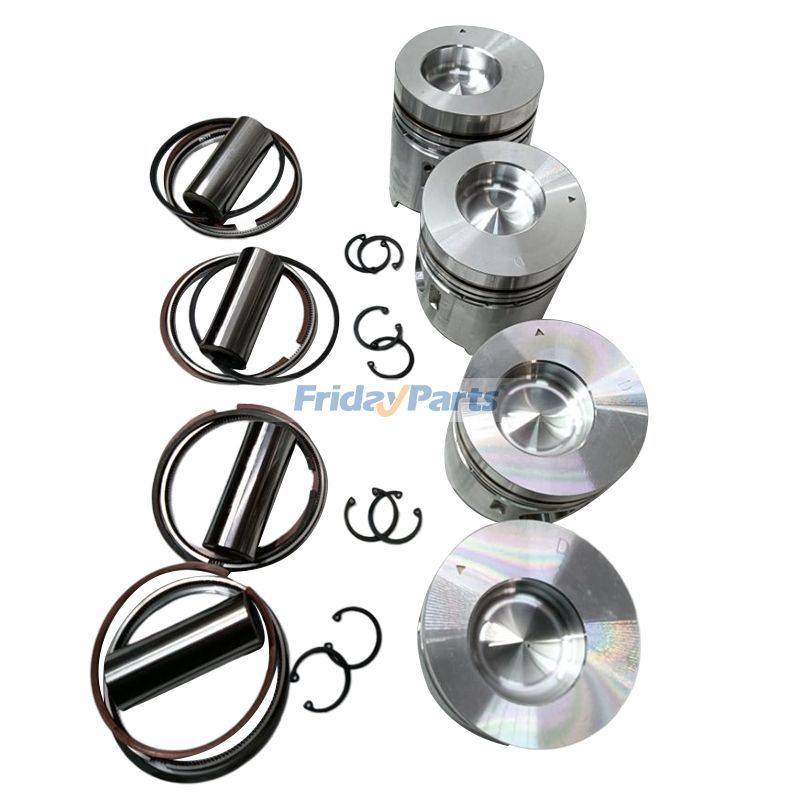Kit de piston STD avec segment pour moteur Mitsubishi 4D32 4D32-E1pourPour CAT,Pour Mitsubishi