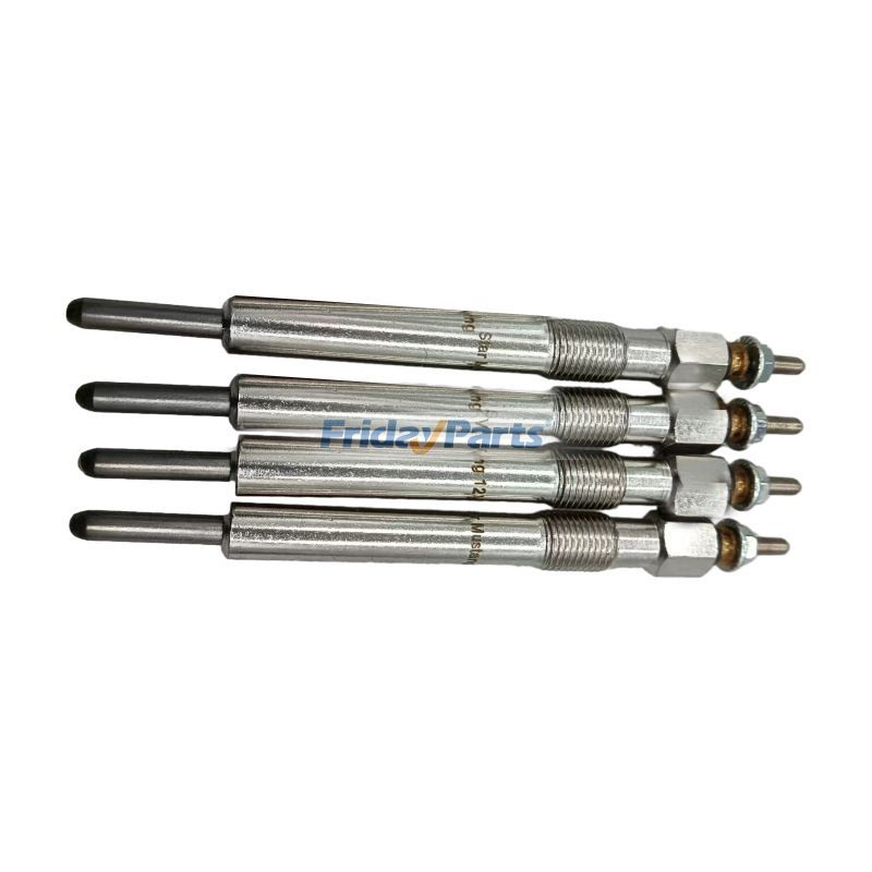 4 bujías incandescentes 107-3659 para motor Caterpillar CAT 3044C C3.4 3046 Cargador 906 908 933 939 236B 236B2 236B3 242B3 246B 246C 248B 252B 252B2 256C para Motor,Pala cargadora,Tractor