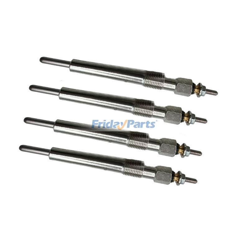 4 bujías incandescentes 107-3659 para motor Caterpillar CAT 3044C C3.4 3046 Cargador 906 908 933 939 236B 236B2 236B3 242B3 246B 246C 248B 252B 252B2 256C de FridayParts