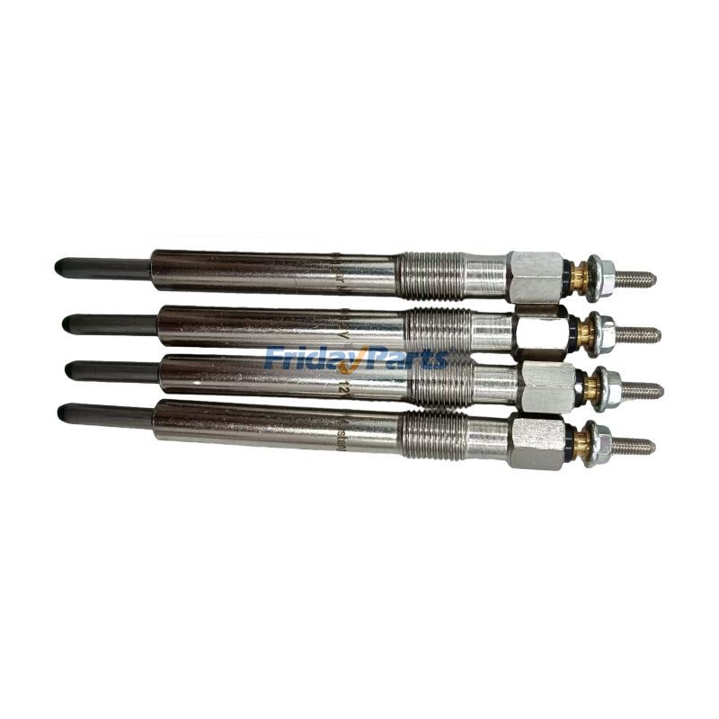 4 bujías incandescentes 107-3659 para motor Caterpillar CAT 3044C C3.4 3046 Cargador 906 908 933 939 236B 236B2 236B3 242B3 246B 246C 248B 252B 252B2 256C