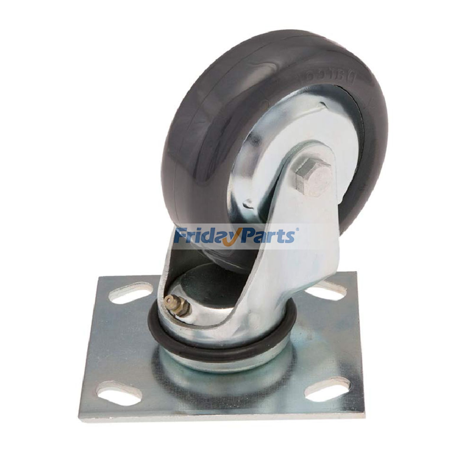 4 Hole Rear Caster Wheel Tire 1049048 for Tennant Floor Scrubber T5 T5E