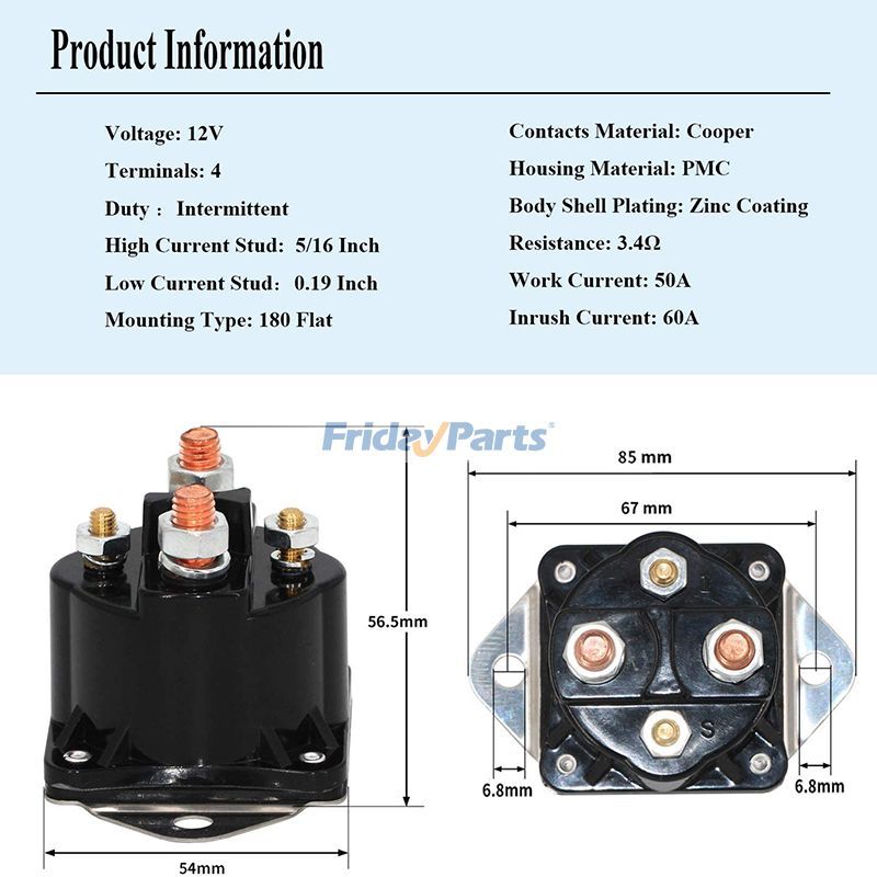 Volt Solenoid Relay for Industrial Equipment