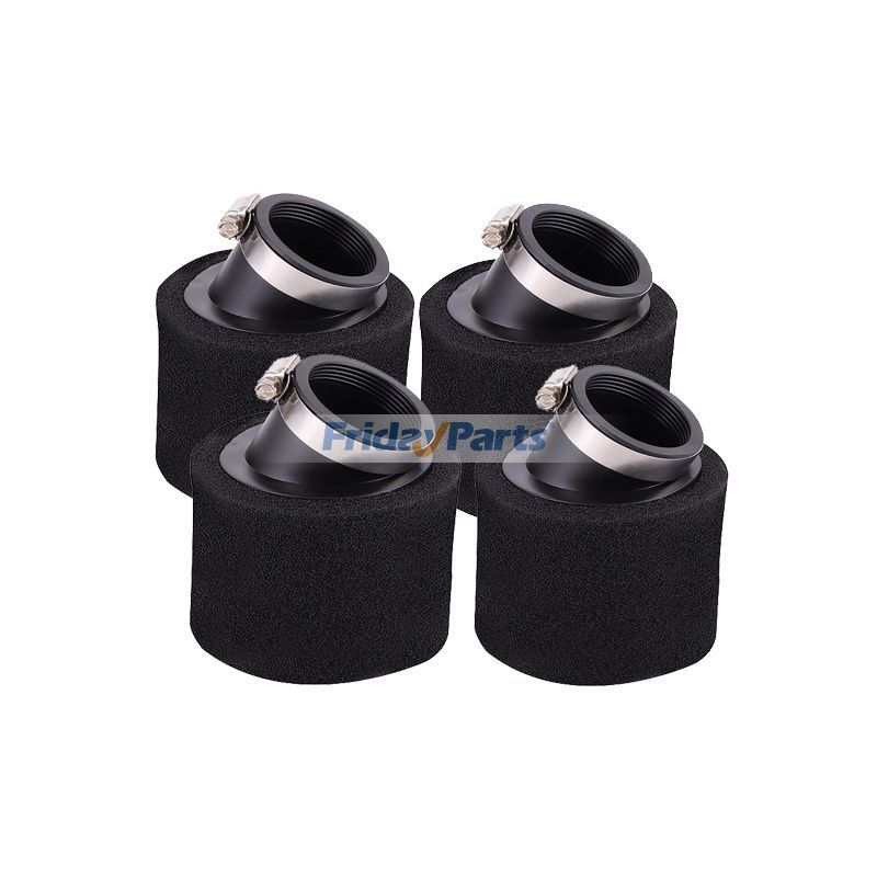 4 Stücke 48mm Schwarz Luftfilter für GY6 50cc Motorrad Scooter Bike Dirt Pit ATV