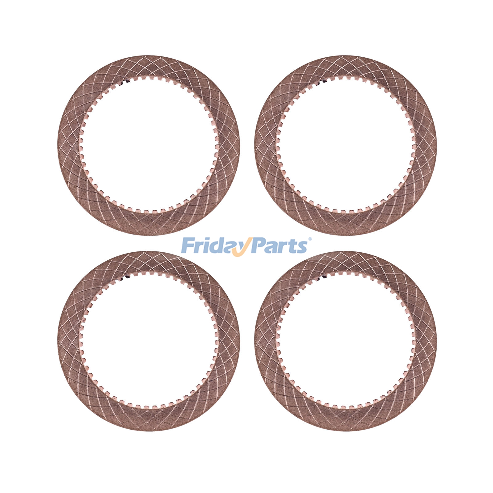 4 PCS 52T Clutch Plate D1NNP743A for Ford New Holland Tractor 5100 5200 5600 7200 8200 8400 8700 9200 9700