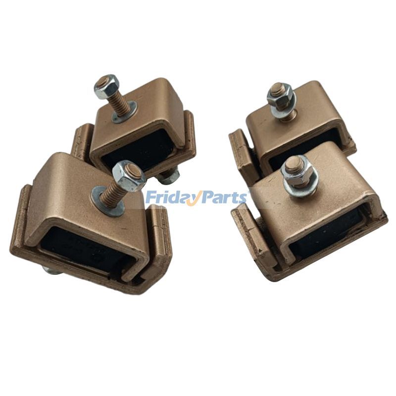 4 piezas de goma para amortiguador de motor RC417-42990 para excavadora Kubota KX91-3 KX91-3S U35 U35-3 U35S U35-3S de FridayParts