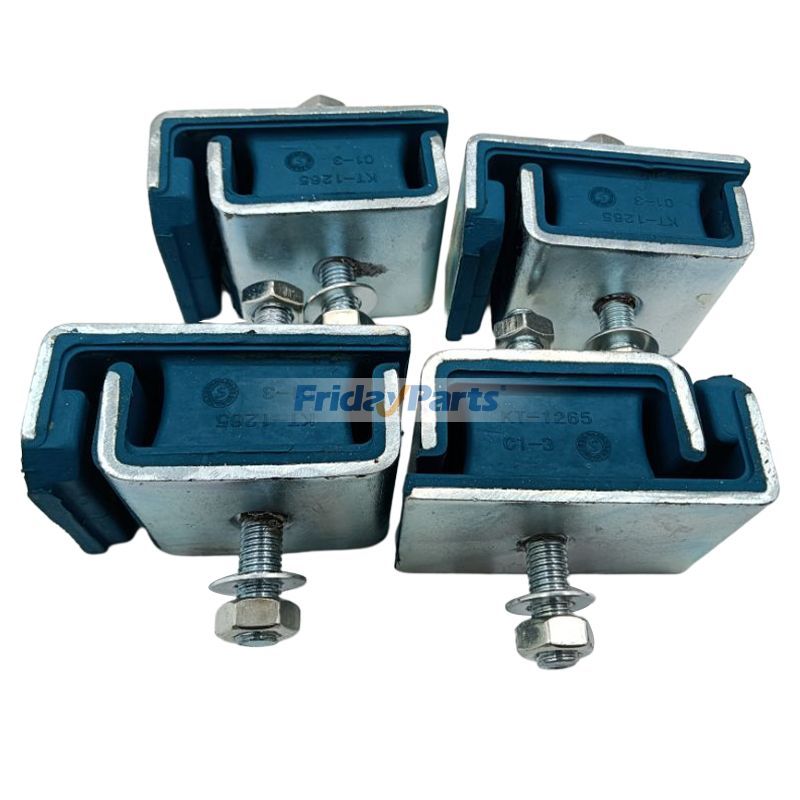 4 piezas de goma para amortiguador de motor RC417-42990 para excavadora Kubota KX91-3 KX91-3S U35 U35-3 U35S U35-3S para Excavadora Para KUBOTA FridayParts