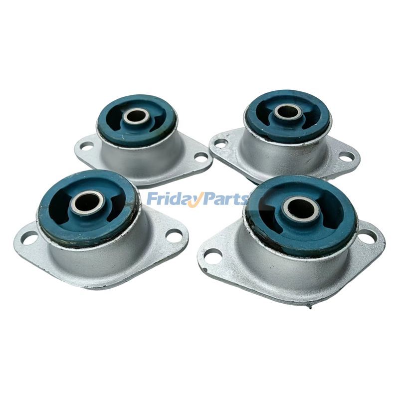 Lot de 4 coussinets de montage en caoutchouc Doosan Daewoo Pour DAEWOO,Pour DOOSAN,Pour KOMATSU