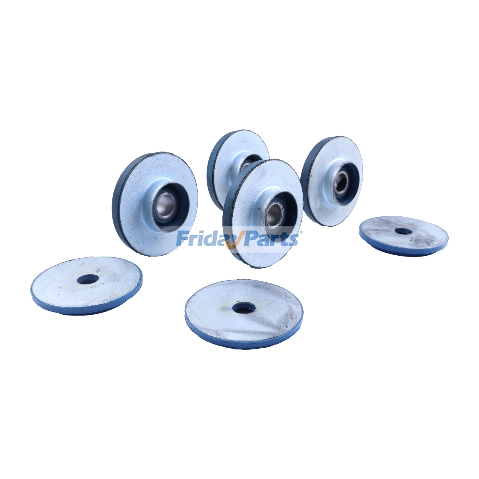 8 piezas de amortiguadores de goma para montaje de motor 2416Z498 para excavadora Kobelco K904-2 K905A K905-2 SK100-3 SK150LC-3