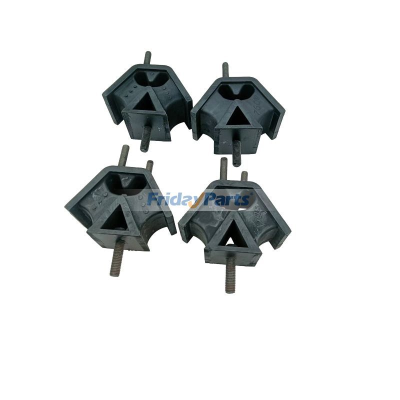 4 Pcs Rubber Cushion Feet for Excavator