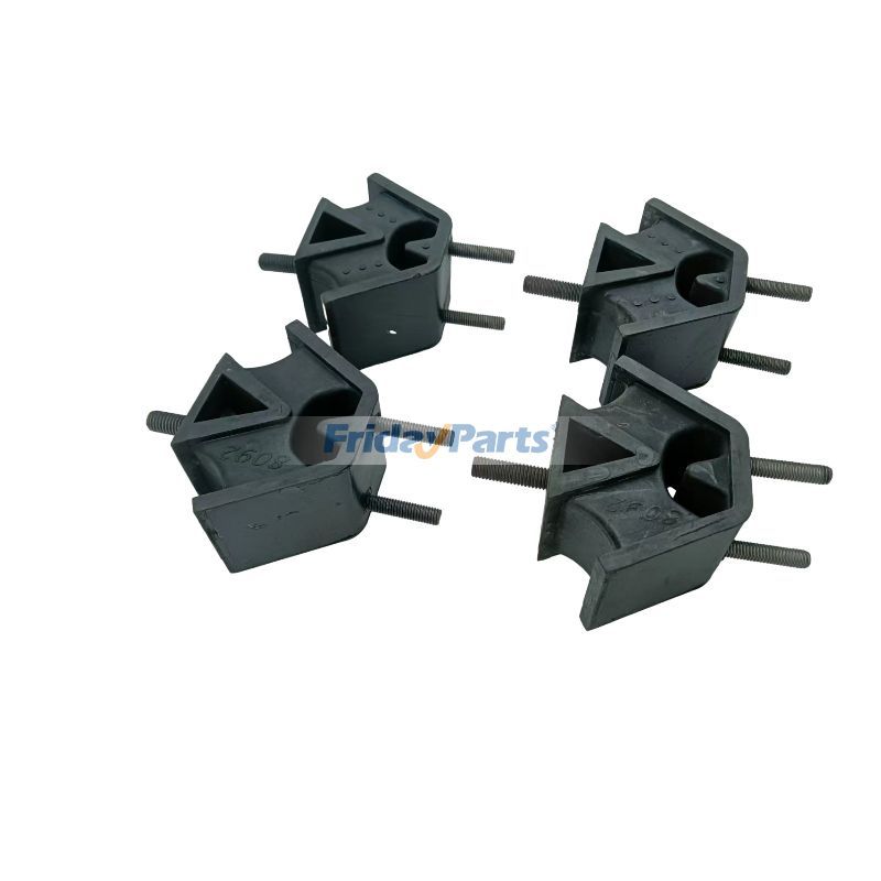 Excavator 4 Pcs Rubber Cushion Feet