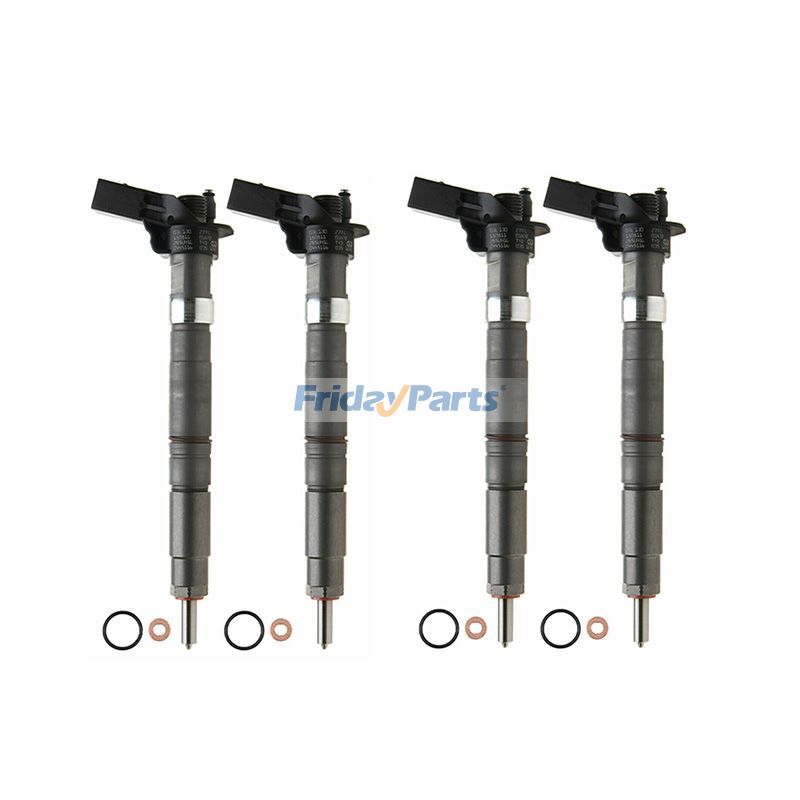 4 STÜCKE Kraftstoffinjektor 445116034 03L130277C für Volkswagen VW T5 Amarok 2,0 TDI MULTIVAN