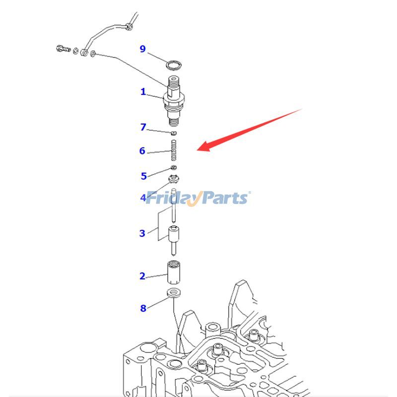 4 Stück Kraftstoffinjektor 6732-11-3402 6732-11-3220 für Komatsu S4D102E Cummins 3.9 Motorfür Für KOMATSU