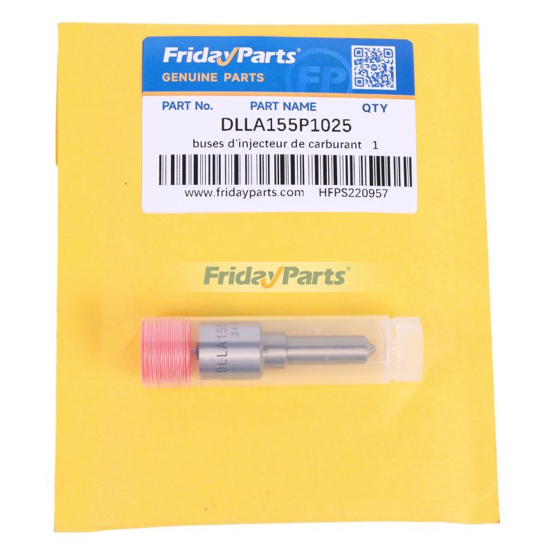 4 buses d'injecteur de carburant DLLA155P1025 pour moteur Toyota 1KD-FTV