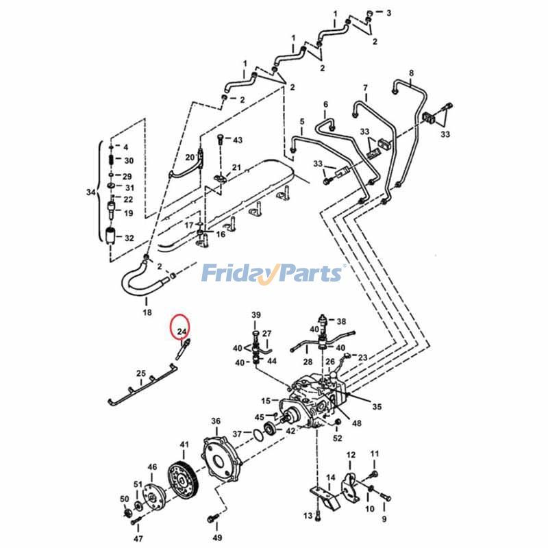 Compra 4 bujías incandescentes 6631808 para motor Isuzu 4JB1-PK01 Bobcat Skid Steer Loader 843 853 1213 en Fridayparts