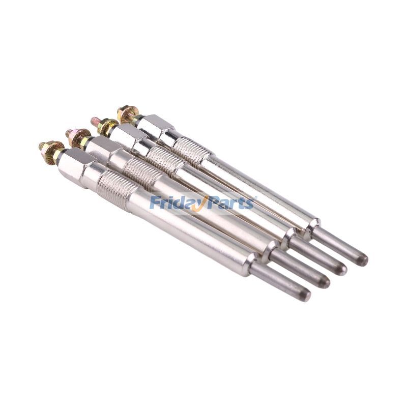 4 bujías incandescentes 86990080 para motor Isuzu 4JG1 CASE Excavator CX75SR CX80 de FridayParts