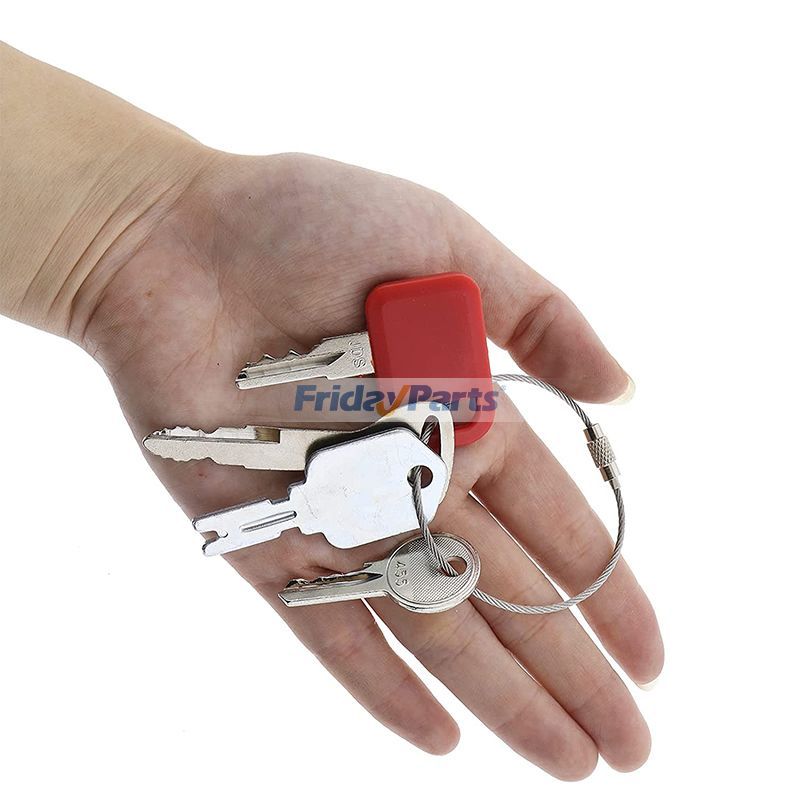 エクスカベーター,フォークリフト,ローダー,トラクター,その他 イグニッションキー 4個 ジョンディア コマツ クラーク イェール ハイスター ジーニー スカイジャック シュノーケル テレックス 重機建設機械