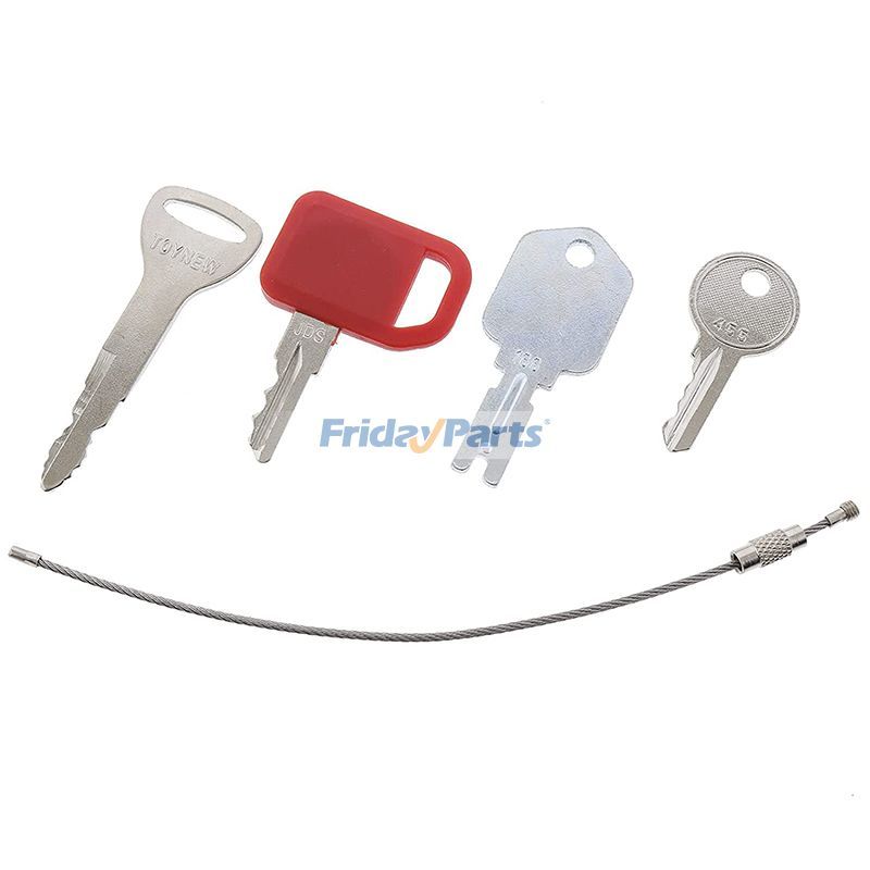 Genie用,JOHN DEERE用,KOMATSU用,他ブランド用,Skyjack用,Toyota用エクスカベーター,フォークリフト,ローダー,トラクター,その他用イグニッションキー 4個 ジョンディア コマツ クラーク イェール ハイスター ジーニー スカイジャック シュノーケル テレックス 重機建設機械