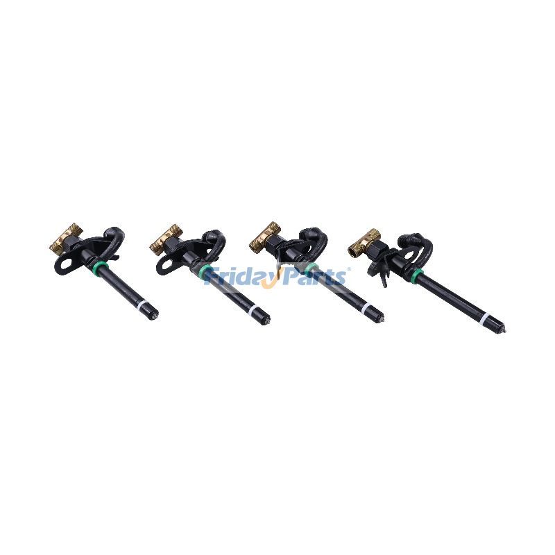 4 piezas de inyector de combustible SE500820 para motor John Deere 4045 4039 Cargador 210C 310C 315C 300D 310D